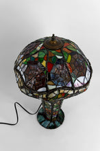 Загрузить изображение в средство просмотра галереи, Belle lampe champignon en vitrail, style Tiffany, Art nouveau – XXᵉ siècle