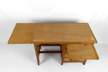 将图片加载到图库查看器,Bureau Art Déco en chêne, France, Circa 1940