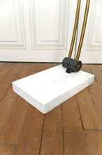 将图片加载到图库查看器,Important Lampadaire Arc Réglable, Socle en Marbre de Carrare, Italie, Circa 1970