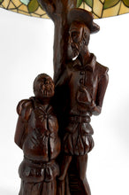 Загрузить изображение в средство просмотра галереи, Lampe sculpturale « Don Quichotte et Sancho Panza », Forêt-Noire, Allemagne, vers 1950
