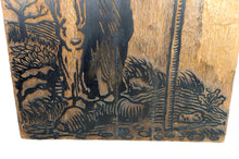 Загрузить изображение в средство просмотра галереи, Plaque / Matrice de Xylogravure, "Le Chemineau", France, 1978