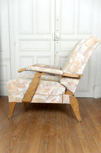 Lade das Bild in den Galerie-Viewer, Paire d'Importants Fauteuils Réglables, Design Français, Circa 1950