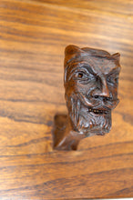 Загрузить изображение в средство просмотра галереи, Original Vestiaire Mural, Patères Sculptées sur un Thème Fantastique: Sorcières, Diable et Démons, Art Nouveau Gothique, Début XXe