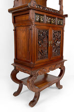 将图片加载到图库查看器,Important Cabinet Asiatique en bois sculpté, Vietnam ou Chine, Circa 1880