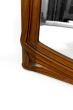 Загрузить изображение в средство просмотра галереи, Important Miroir Trumeau en Noyer Sculpté, Art Nouveau, France, Circa 1900