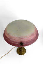 将图片加载到图库查看器,Exceptionnelle lampe Art Déco française en bronze et pâte de verre – Vers 1920