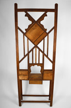 将图片加载到图库查看器,Vestiaire chêne et carreaux de céramique, Art Nouveau, France, Circa 1910