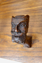 Загрузить изображение в средство просмотра галереи, Original Vestiaire Mural, Patères Sculptées sur un Thème Fantastique: Sorcières, Diable et Démons, Art Nouveau Gothique, Début XXe