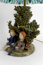Загрузить изображение в средство просмотра галереи, Lampe sculpture en céramique, l'enfance onirique – Waltraud Schilder, Allemagne, vers 1970