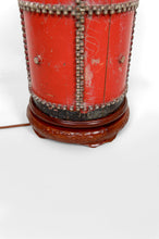 将图片加载到图库查看器,Importante Lampe Sculpturale, Ancien Rouleau Encreur Art Déco Industriel, Circa 1920-1930