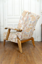 Lade das Bild in den Galerie-Viewer, Paire d'Importants Fauteuils Réglables, Design Français, Circa 1950