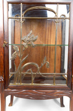 将图片加载到图库查看器,Vitrine Art Nouveau, Bronzes et Bois Sculpté sur un Thème Lacustre, France, vers 1900