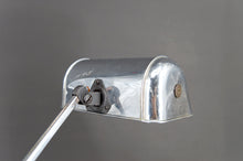 将图片加载到图库查看器,Importante Lampe de Bureau, Chrome, Aluminium et Marbre, Art Déco Moderniste, France, Circa 1930