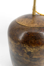 Загрузить изображение в средство просмотра галереи, Lampe Art Déco moderniste en laiton patiné, vers 1930