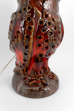 Загрузить изображение в средство просмотра галереи, Importante lampe « Chouette » en céramique – Walter Gerhards Allemagne de l’Ouest, circa 1960–1970