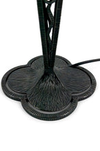 将图片加载到图库查看器,Lampe Champignon en Fer Forgé et Abat-jour en Pâte de Verre Soufflée , Art Déco , France, circa 1920