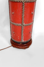 将图片加载到图库查看器,Importante Lampe Sculpturale, Ancien Rouleau Encreur Art Déco Industriel, Circa 1920-1930