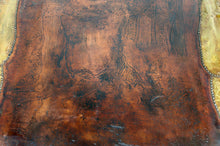 Загрузить изображение в средство просмотра галереи, Important Panneau , Fable de la Fontaine: Le Corbeau et le Renard, Cuir Repoussé et Dinanderie, Art Nouveau, Circa 1890