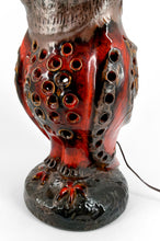 将图片加载到图库查看器,Importante lampe de parquet / lampadaire en Céramique, Chouette, par Walter Gerhards, Allemagne de l'Ouest, Circa 1960-1970