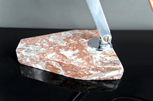 将图片加载到图库查看器,Importante Lampe de Bureau, Chrome, Aluminium et Marbre, Art Déco Moderniste, France, Circa 1930