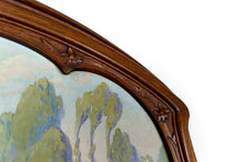 Загрузить изображение в средство просмотра галереи, Important Miroir Trumeau en Noyer Sculpté, Art Nouveau, France, Circa 1900