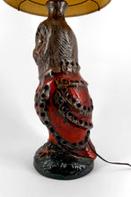 将图片加载到图库查看器,Importante lampe de parquet / lampadaire en Céramique, Chouette, par Walter Gerhards, Allemagne de l'Ouest, Circa 1960-1970