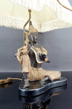 将图片加载到图库查看器,Lampe au Bouddha Thaï en bronze à double patine noire et dorée, France, Circa 1960