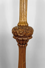 将图片加载到图库查看器,Important lampadaire Art Déco en chêne sculpté, France, vers 1920