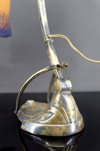Cargar imagen en el visor de la galería, Lampe de bureau Art Nouveau / Art Déco – Muller Frères, France, vers 1910