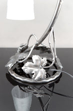 将图片加载到图库查看器,Lampe en Fer Forgé "Vigne et Raisin", Muller Frères Lunéville, Art Déco, Circa 1930