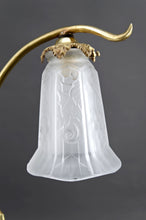 将图片加载到图库查看器,Importante Lampe de Bureau en Bronze et Marbre, Art Nouveau, France, Circa 1890