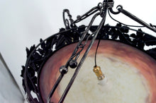 Load image into Gallery viewer, Lustre Art Déco en Fer Forgé et Pâte de Verre Soufflée par Muller Frères Lunéville, France, Circa 1920