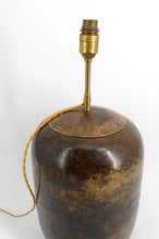 Загрузить изображение в средство просмотра галереи, Lampe Art Déco moderniste en laiton patiné, vers 1930