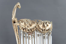 将图片加载到图库查看器,Lampe en Bronze et Pendeloques par Hector Guimard, France, Art Nouveau, Circa 1910