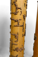 将图片加载到图库查看器,Lot de 3 Importantes Lampes, Anciens Rouleaux Encreur Art Nouveau Industriel, Circa 1900