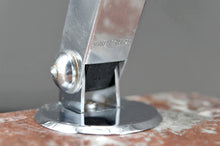 将图片加载到图库查看器,Importante Lampe de Bureau, Chrome, Aluminium et Marbre, Art Déco Moderniste, France, Circa 1930