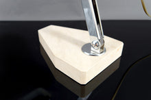 将图片加载到图库查看器,Importante Lampe de Bureau, Chrome, Aluminium et Marbre, Art Déco Moderniste, France, Circa 1930