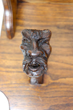 Загрузить изображение в средство просмотра галереи, Original Vestiaire Mural, Patères Sculptées sur un Thème Fantastique: Sorcières, Diable et Démons, Art Nouveau Gothique, Début XXe