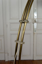 将图片加载到图库查看器,Important Lampadaire Arc Réglable, Socle en Marbre de Carrare, Italie, Circa 1970