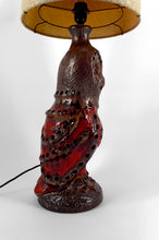 将图片加载到图库查看器,Importante lampe de parquet / lampadaire en Céramique, Chouette, par Walter Gerhards, Allemagne de l'Ouest, Circa 1960-1970