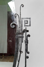将图片加载到图库查看器,Important miroir psyché Art Déco en fer Forgé, France, Circa 1920