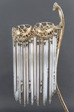 将图片加载到图库查看器,Lampe en Bronze et Pendeloques par Hector Guimard, France, Art Nouveau, Circa 1910