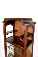 将图片加载到图库查看器,Vitrine Art Nouveau, Bronzes et Bois Sculpté sur un Thème Lacustre, France, vers 1900