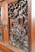 将图片加载到图库查看器,Important Cabinet Asiatique en bois sculpté, Vietnam ou Chine, Circa 1880