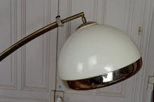 将图片加载到图库查看器,Important Lampadaire Arc Réglable, Socle en Marbre de Carrare, Italie, Circa 1970