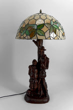 Загрузить изображение в средство просмотра галереи, Lampe sculpturale « Don Quichotte et Sancho Panza », Forêt-Noire, Allemagne, vers 1950