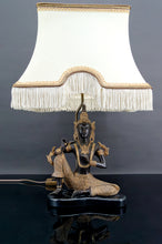 将图片加载到图库查看器,Lampe au Bouddha Thaï en bronze à double patine noire et dorée, France, Circa 1960