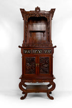将图片加载到图库查看器,Important Cabinet Asiatique en bois sculpté, Vietnam ou Chine, Circa 1880