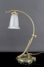 将图片加载到图库查看器,Importante Lampe de Bureau en Bronze et Marbre, Art Nouveau, France, Circa 1890