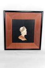 Загрузить изображение в средство просмотра галереи, Portrait de Soie Brodée, Dame Agée, Indochine / Vietnam, Milieu XXe